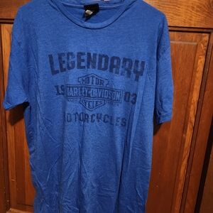 Harley-Davidson Blue Short Sleeve Tee